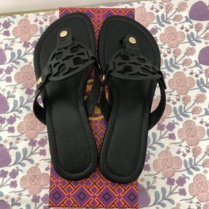 Tory Burch black slippers
